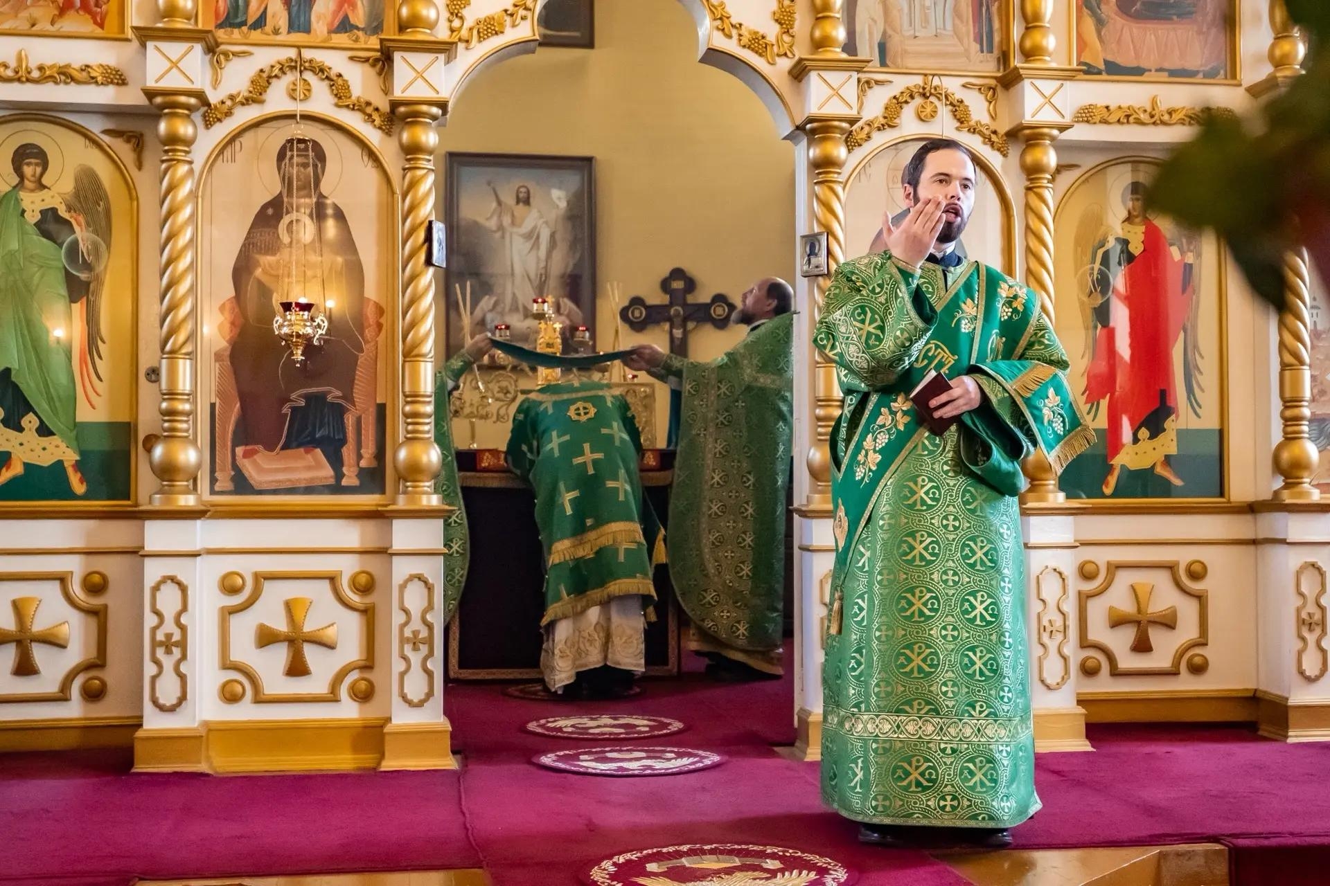 Литургия в пятницу 17-й седмицы по Пятидесятнице, прав. Симеона Верхотурского в Симеоновском храме г. Златоуст
