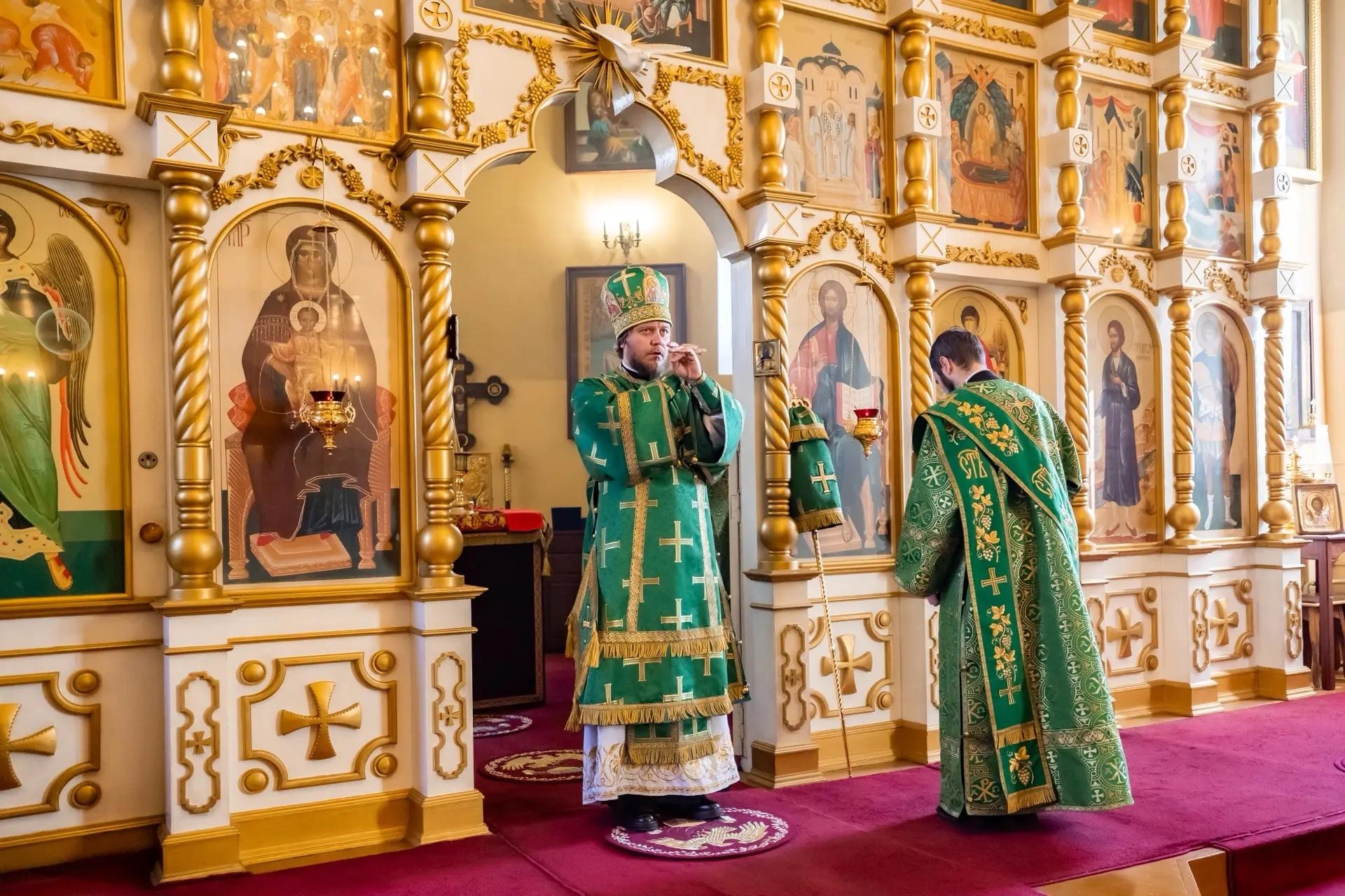 Литургия в пятницу 17-й седмицы по Пятидесятнице, прав. Симеона Верхотурского в Симеоновском храме г. Златоуст