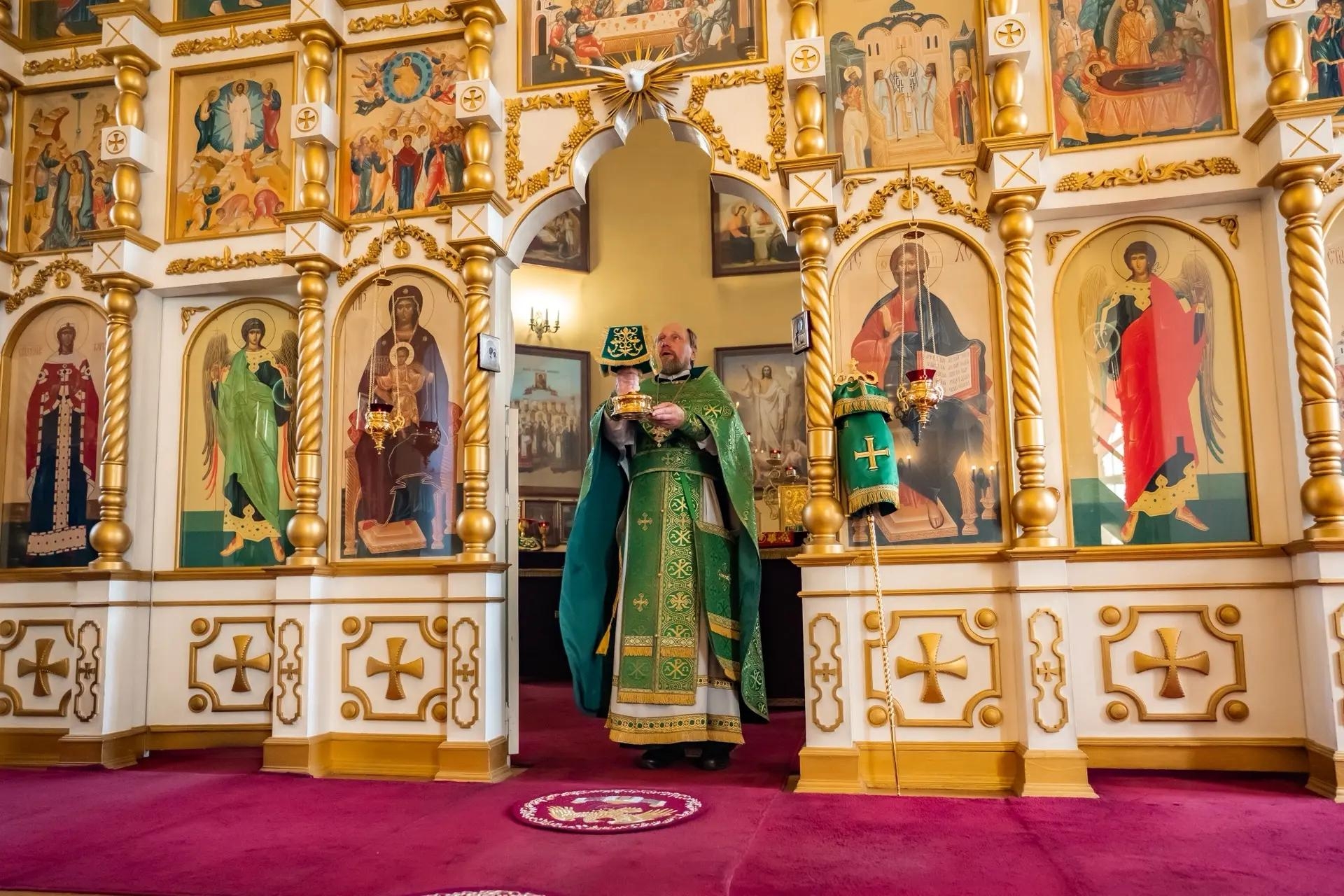 Литургия в пятницу 17-й седмицы по Пятидесятнице, прав. Симеона Верхотурского в Симеоновском храме г. Златоуст