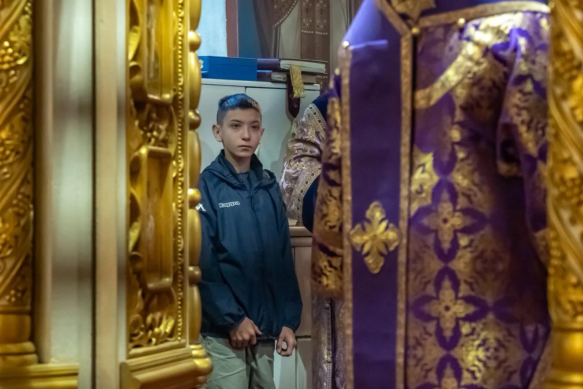 Литургия в пятницу 18-й седмицы по Пятидесятнице, мчч. Трофима, Савватия и Доримедонта
