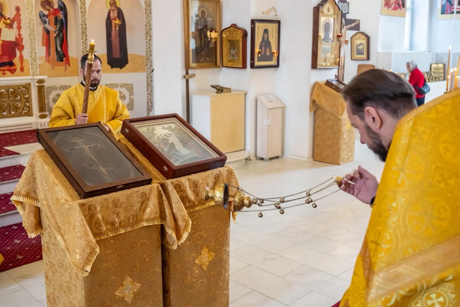 Всенощное бдение в канун Недели 18-й по Пятидесятнице, по Воздвижении, свт. Димитрия, митр. Ростовского
