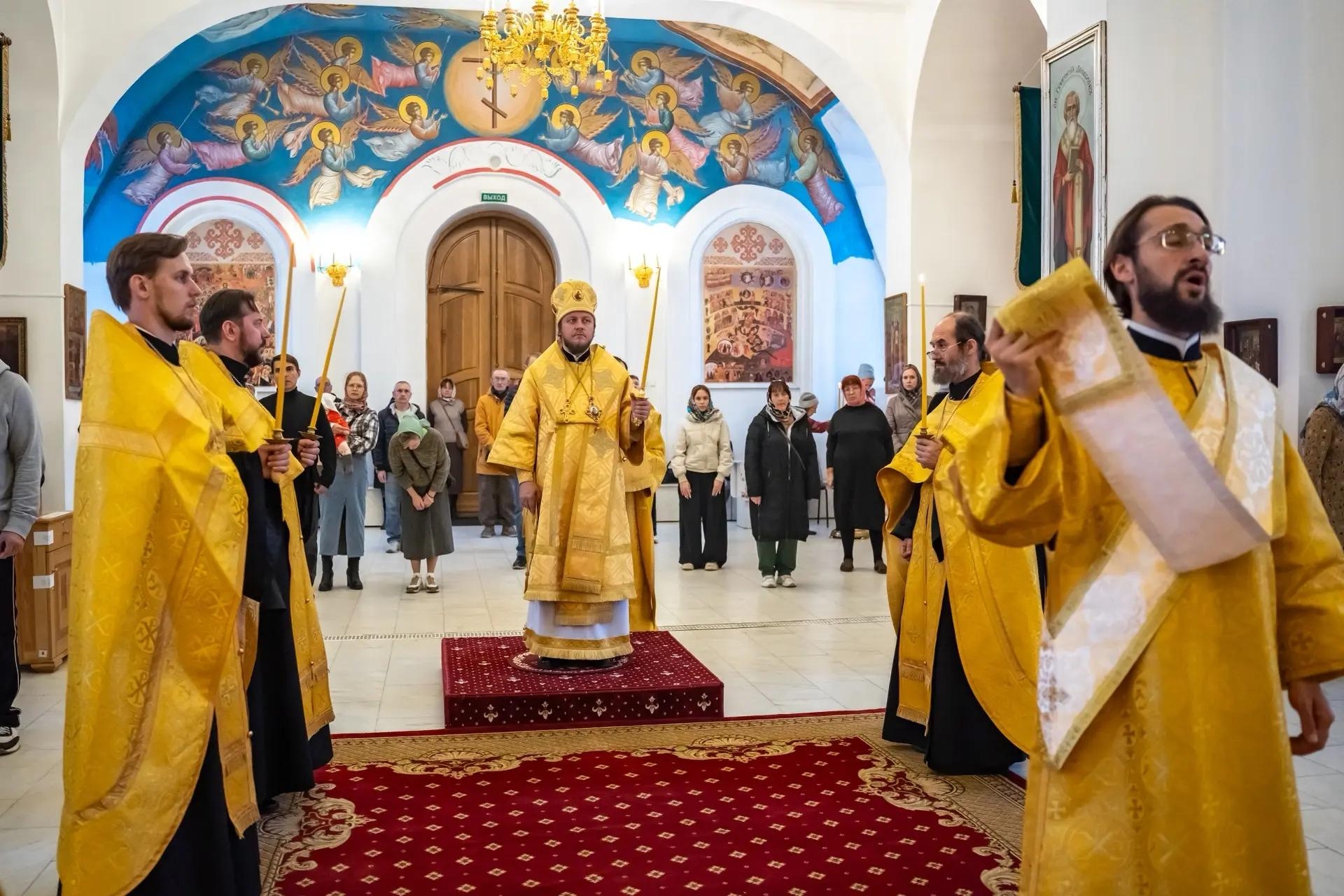 Всенощное бдение в канун Недели 18-й по Пятидесятнице, по Воздвижении, свт. Димитрия, митр. Ростовского
