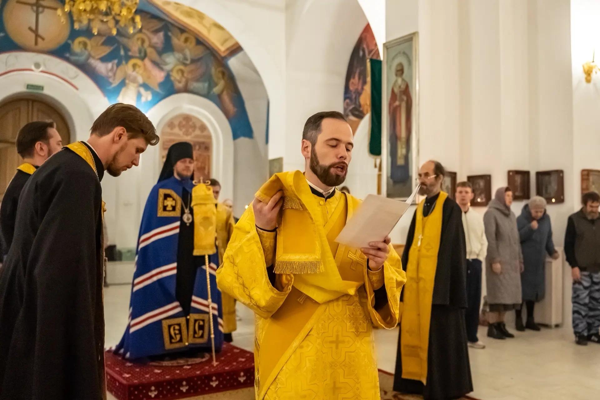 Всенощное бдение в канун Недели 18-й по Пятидесятнице, по Воздвижении, свт. Димитрия, митр. Ростовского