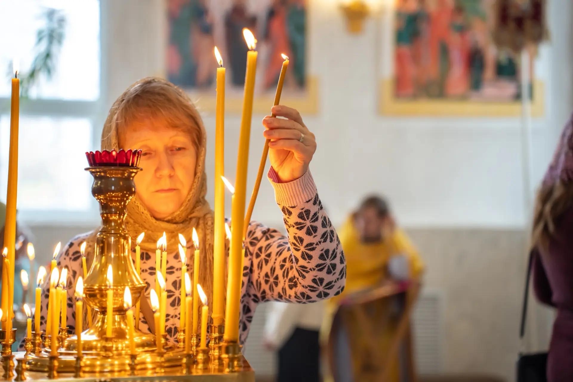 Литургия в Неделю 18-ую по Пятидесятнице, свт. Димитрия, митр. Ростовского