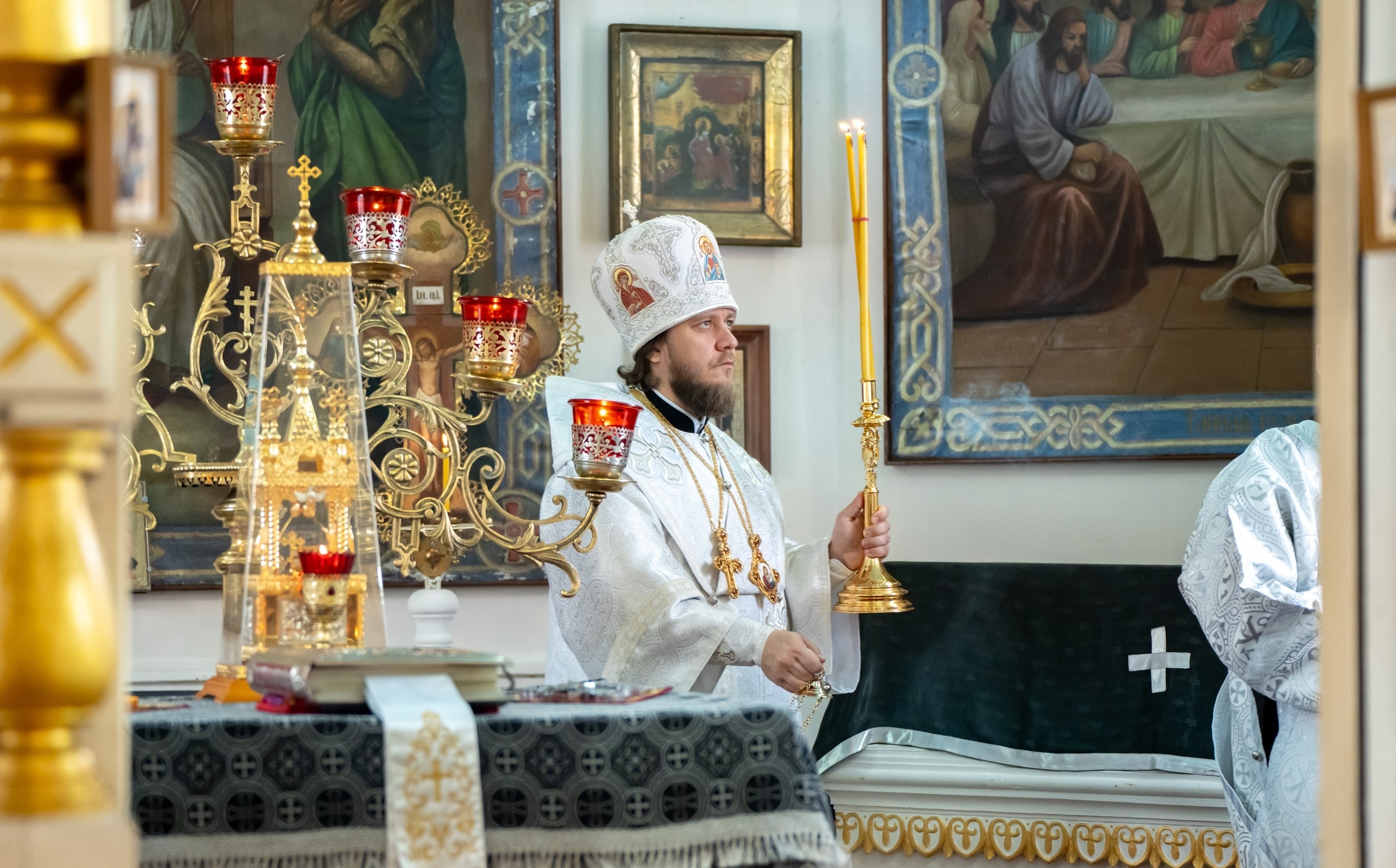 Литургия в Троицком храме г. Златоуст