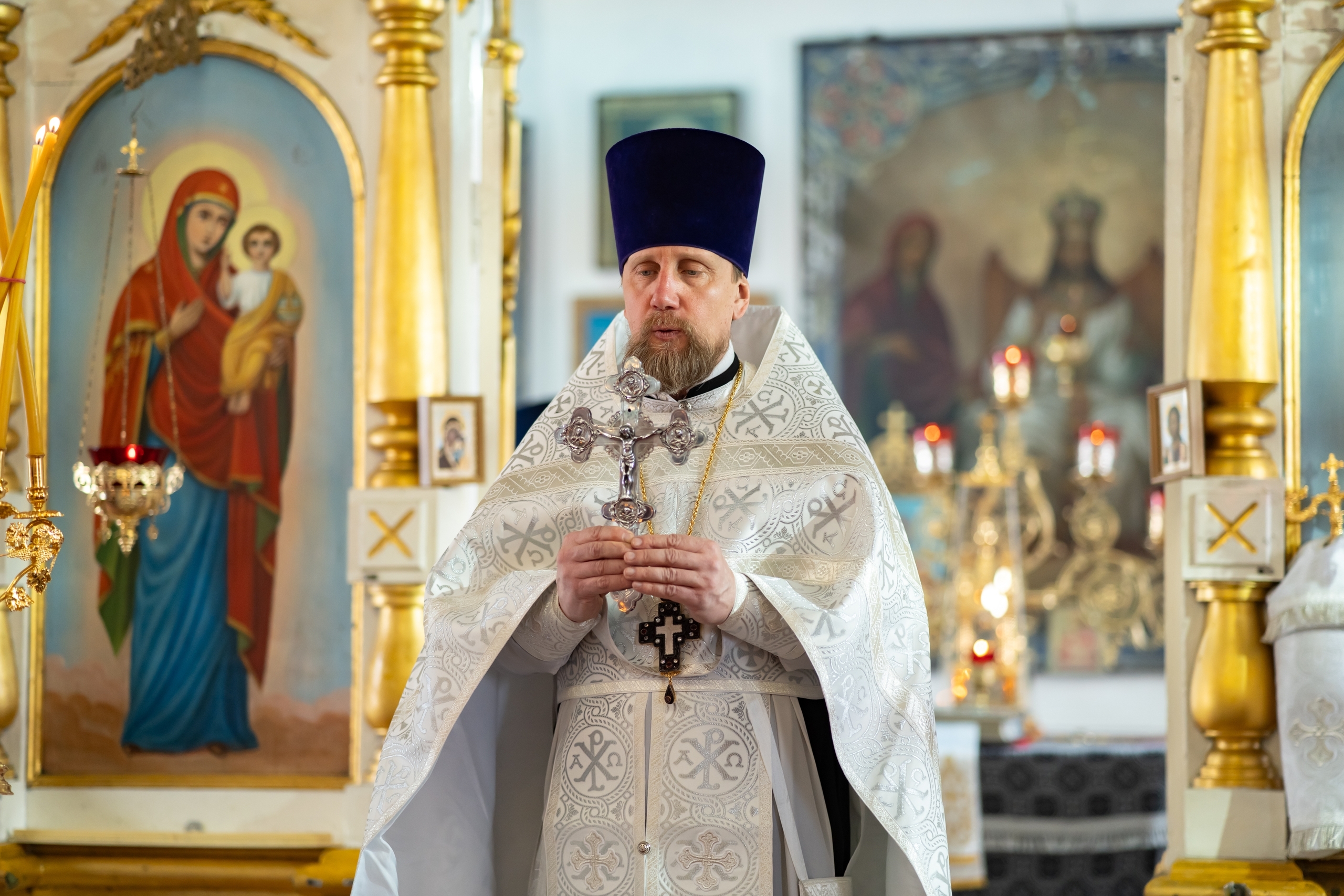 Литургия в Троицком храме г. Златоуст