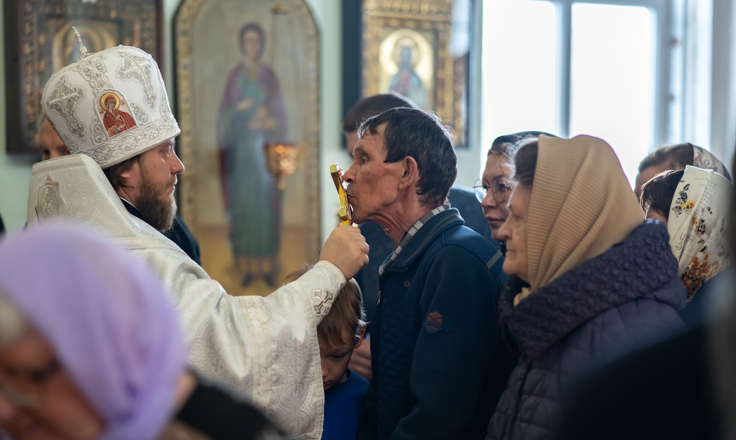 Литургия в Троицком храме г. Златоуст