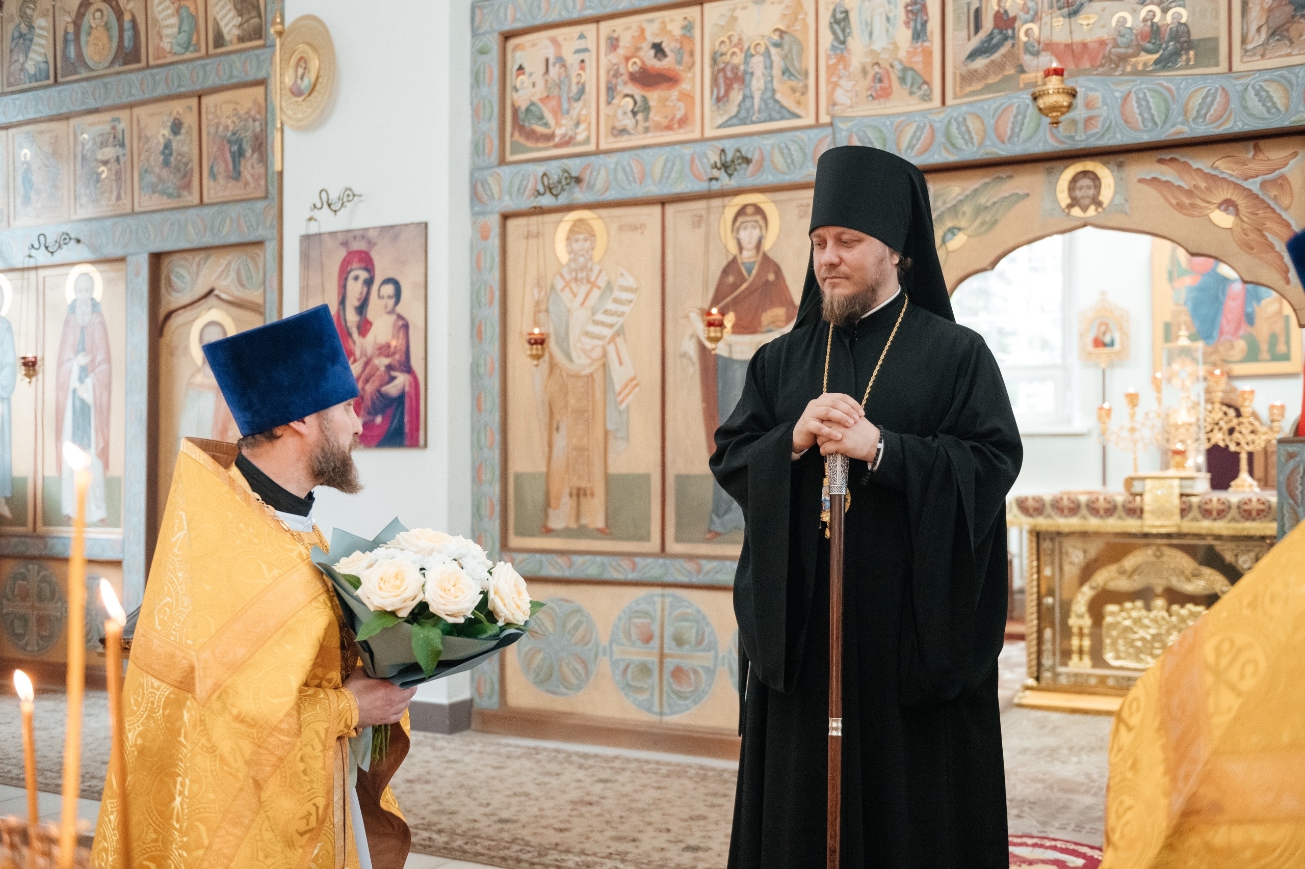 Божественная литургия в Покровском храме г. Трехгорный