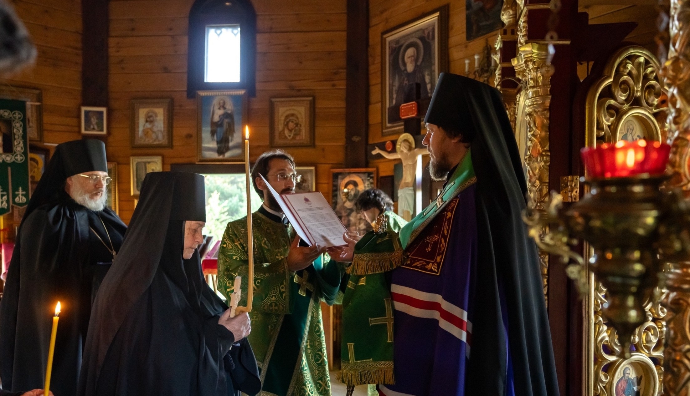 Монашеский постриг сестры милосердия Елисаветинского сестричества Антонины