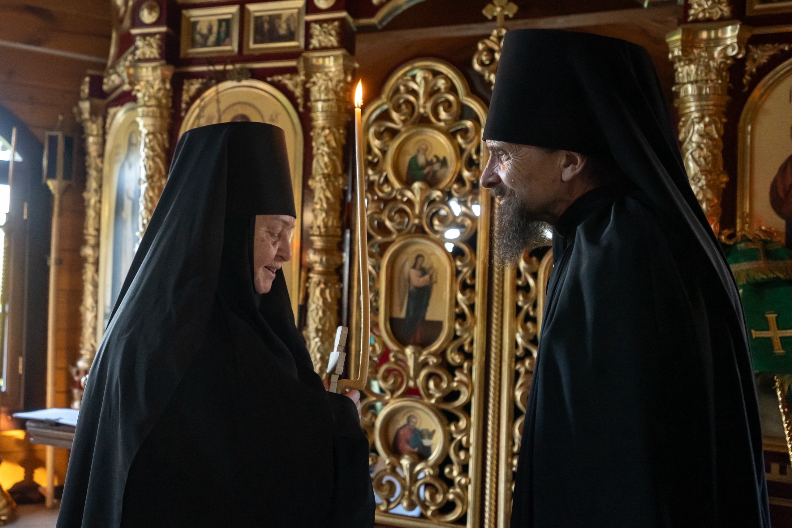 Монашеский постриг сестры милосердия Елисаветинского сестричества Антонины