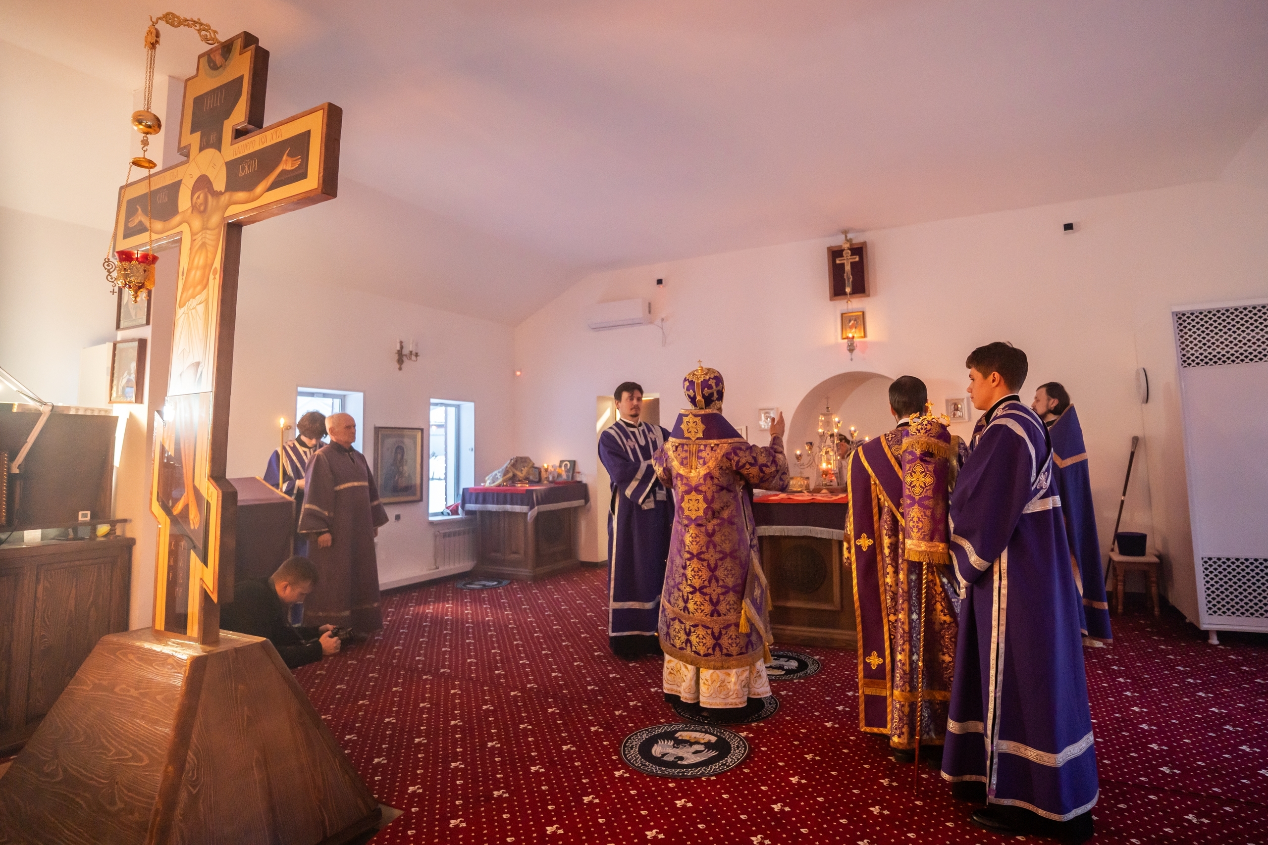 Литургия Преждеосвященных Даров на Архиерейском подворье Казанского храма г. Златоуст