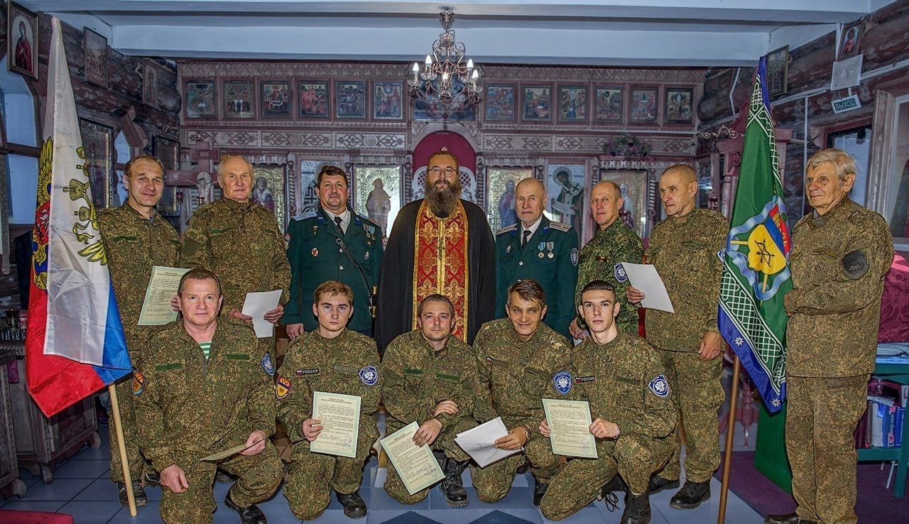 ПРИСЯГА КАЗАКОВ В ХРАМЕ СВЯТЫХ МУЧЕНИЦ ВЕРЫ, НАДЕЖДЫ, ЛЮБОВИ И МАТЕРИ ИХ СОФИИ Г. АШИ
