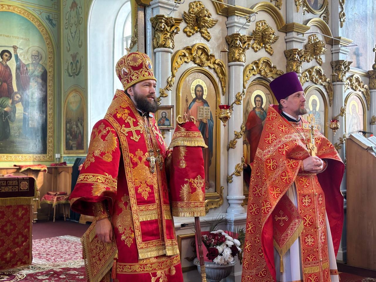БОГОСЛУЖЕНИЕ В НИКОЛЬСКОМ СОБОРНОМ ХРАМЕ Г. САТКА