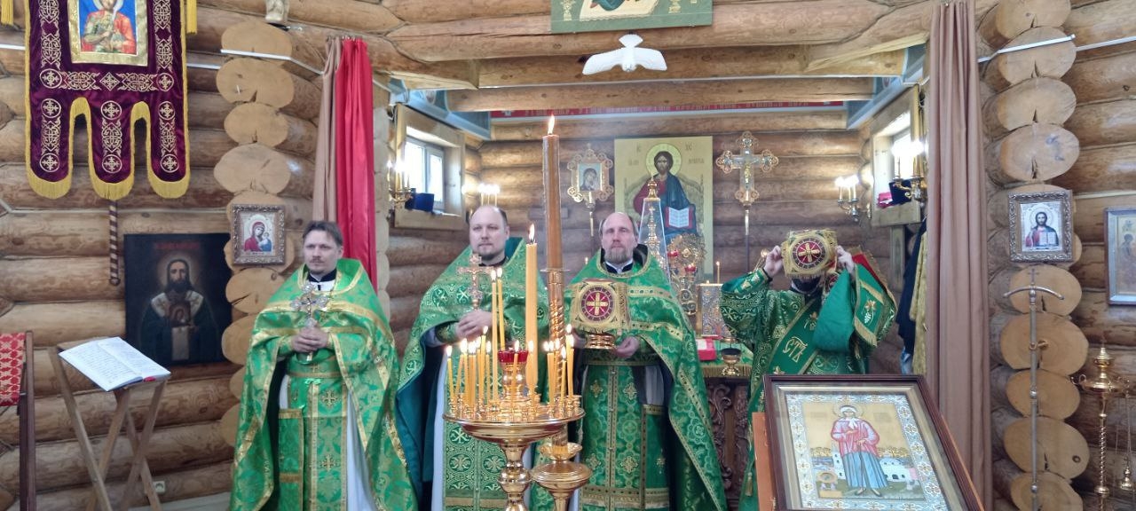 ПРЕСТОЛЬНЫЙ ПРАЗДНИК В ХРАМЕ БЛАЖЕННОЙ КСЕНИИ В С. КУВАШИ
