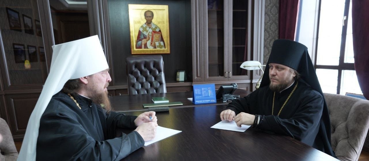 РАБОЧАЯ ВСТРЕЧА МИТРОПОЛИТА ЧЕЛЯБИНСКОГО И МИАССКОГО АЛЕКСИЯ С ЕПИСКОПОМ ЗЛАТОУСТОВСКИМ И САТКИНСКИМ СЕРАФИМОМ