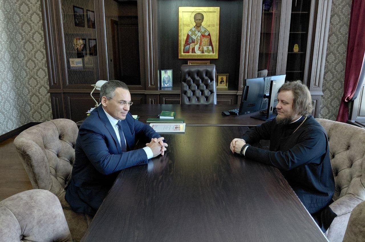 РАБОЧАЯ ВСТРЕЧА С ПЕРВЫМ ЗАМЕСТИТЕЛЕМ ПРЕДСЕДАТЕЛЯ ЗАКОНОДАТЕЛЬНОГО СОБРАНИЯ