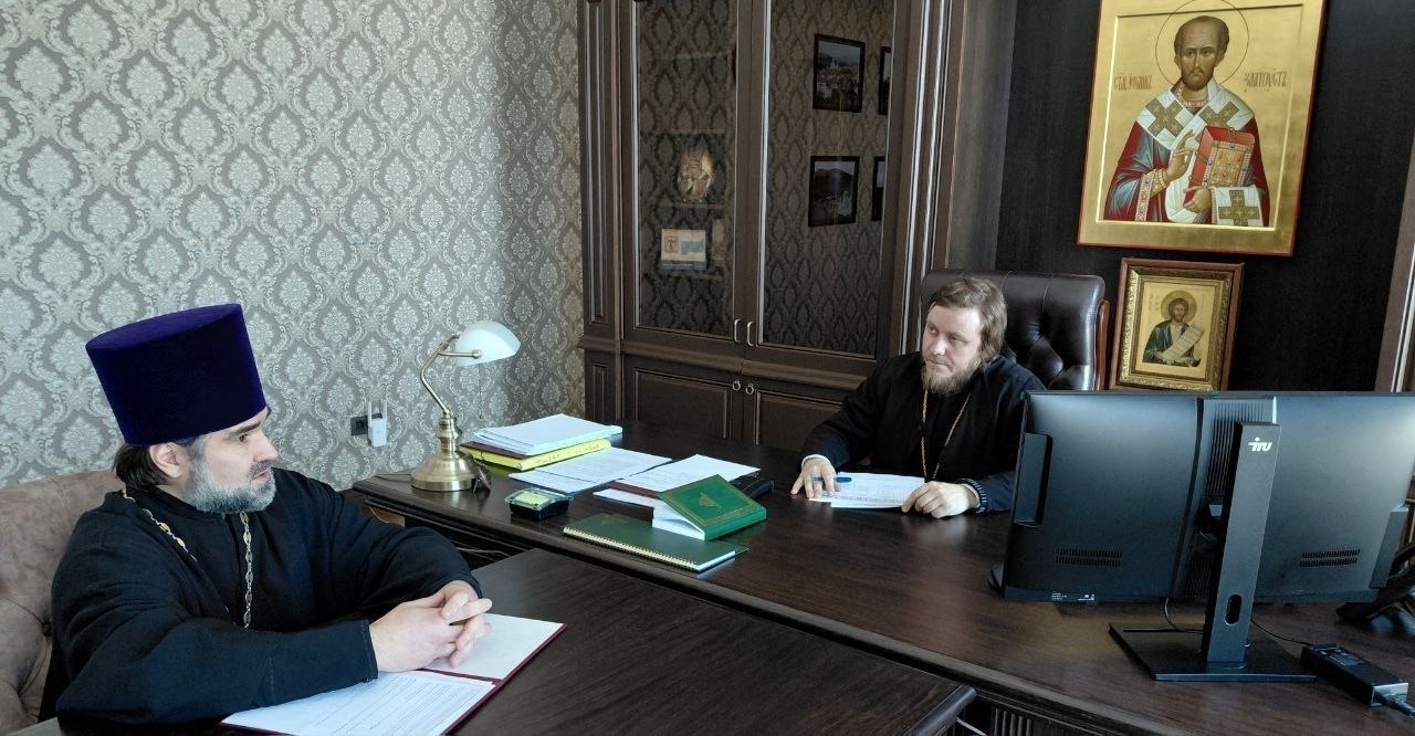 РАБОЧАЯ ВСТРЕЧА С БЛАГОЧИННЫМ КАТАВ-ИВАНОВСКОГО ОКРУГА