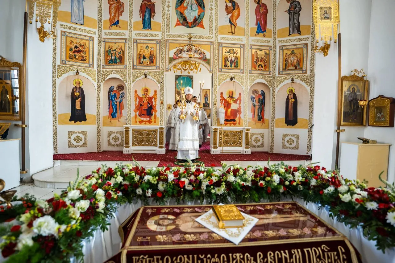 БОГОСЛУЖЕНИЕ В СЕРАФИМОВСКОМ КАФЕДРАЛЬНОМ СОБОРЕ Г. ЗЛАТОУСТА