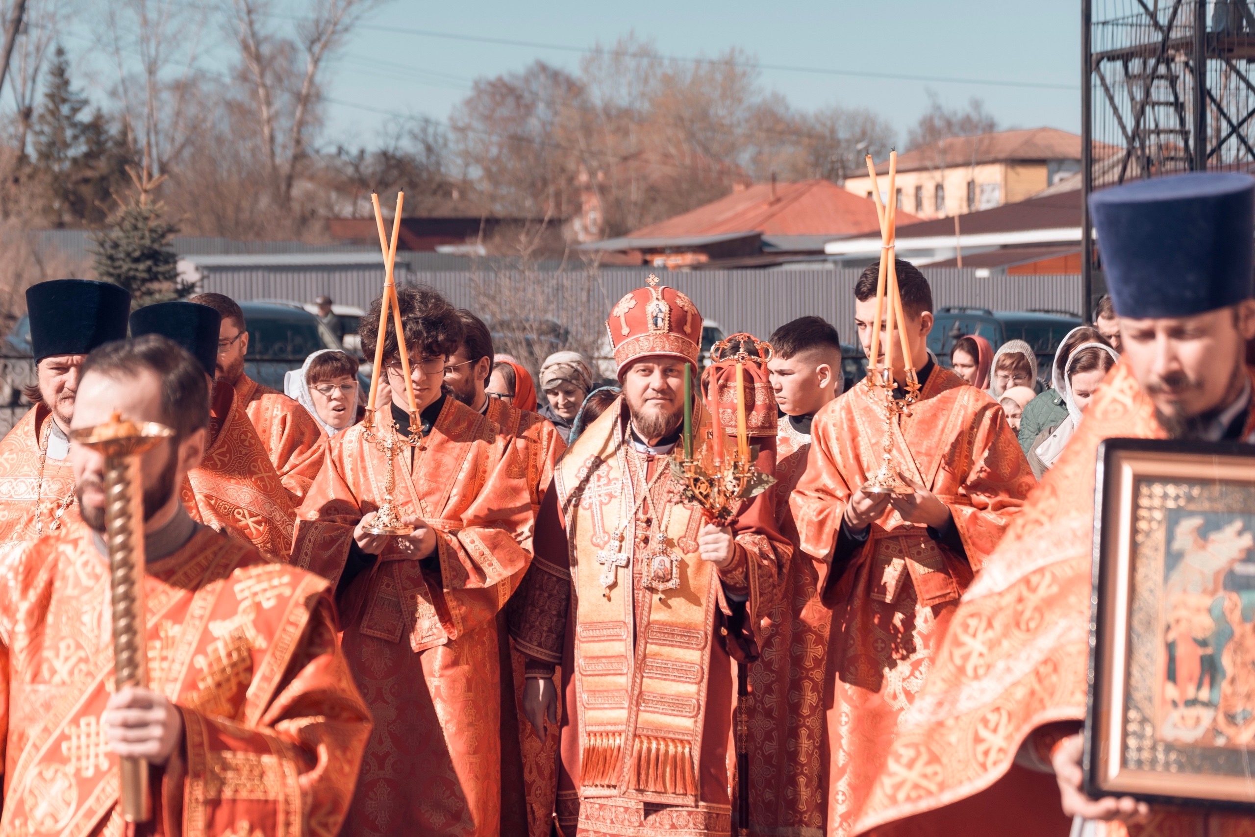 БОГОСЛУЖЕНИЕ В ХРИСТОРОЖДЕСТВЕНСКОМ ХРАМЕ Г. ЮРЮЗАНЬ