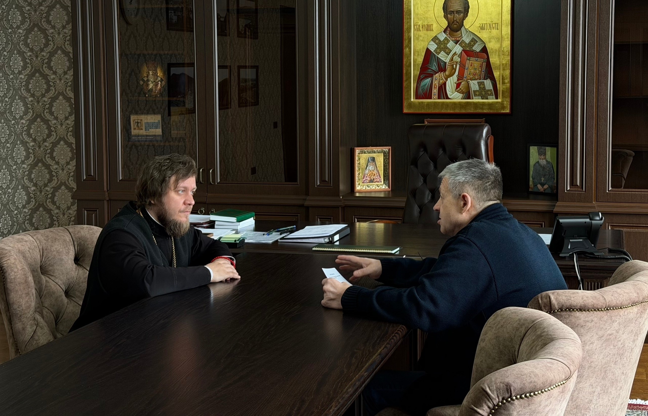 ВСТРЕЧА С ГЕНЕРАЛЬНЫМ ДИРЕКТОРОМ ЗЛАТОУСТОВСКОЙ ОРУЖЕЙНОЙ ФАБРИКИ