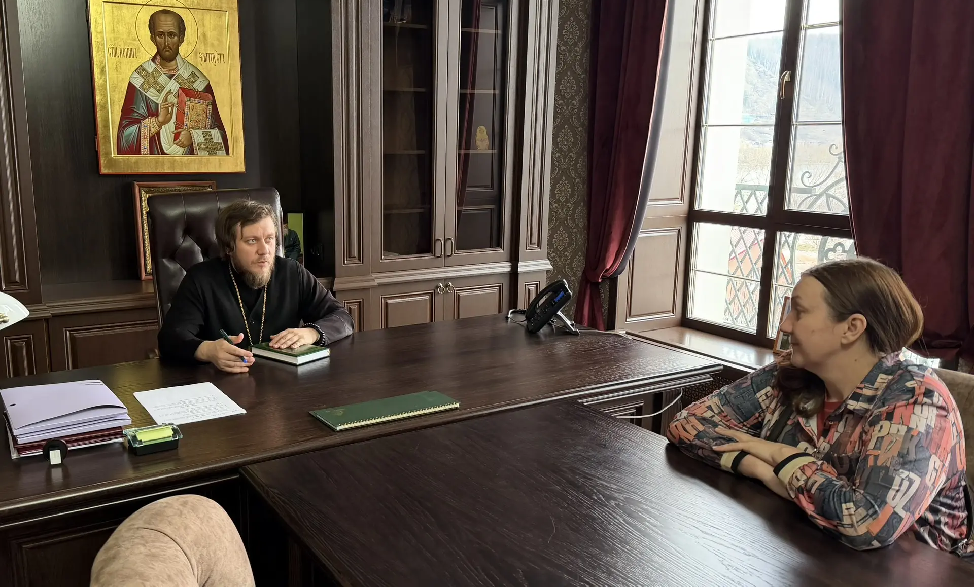 ВСТРЕЧА С ДИРЕКТОРОМ ЧОУДО «ПРАВОСЛАВНАЯ ШКОЛА»