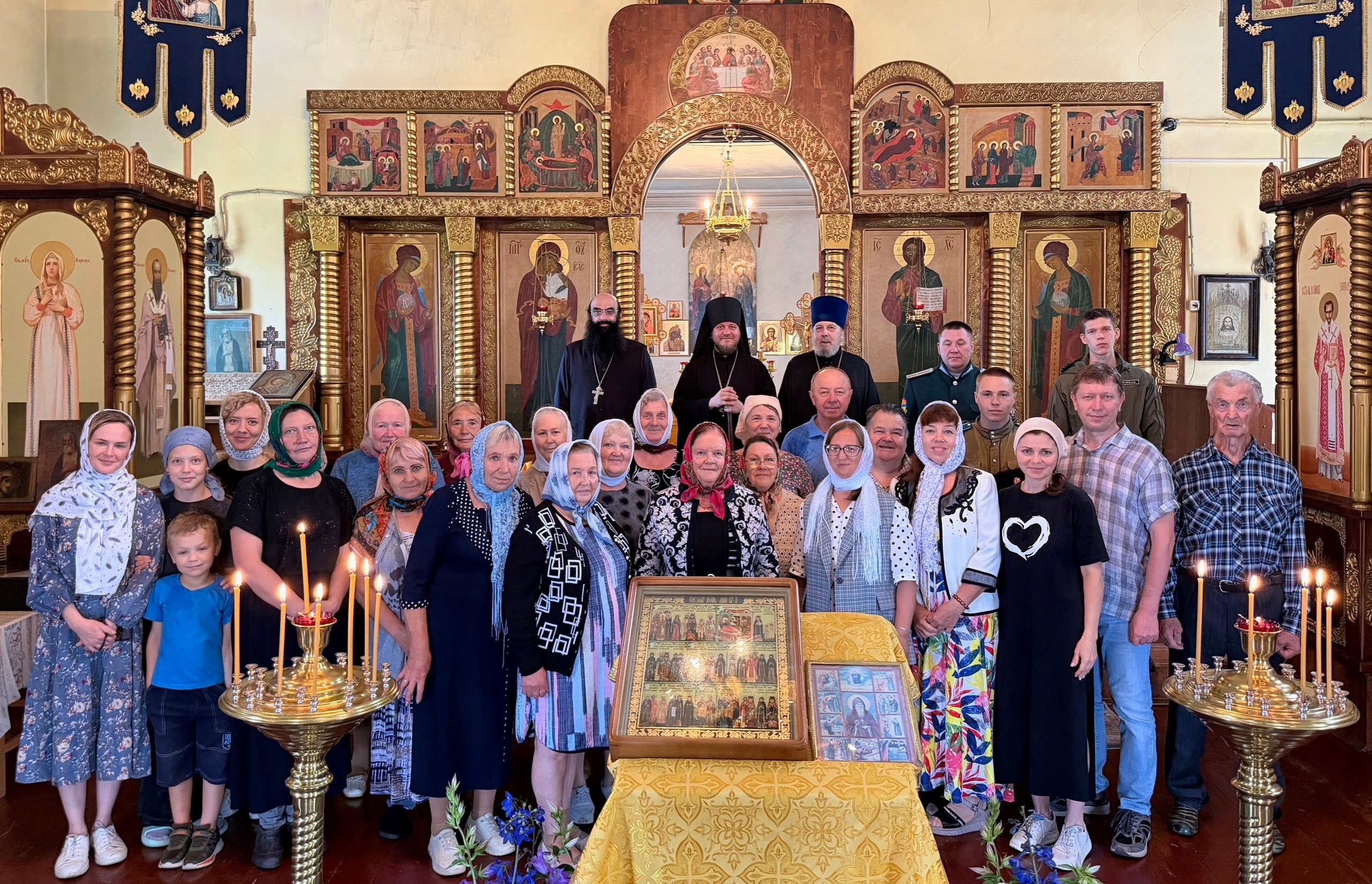 БЛАГОДАРСТВЕННЫЙ МОЛЕБЕН В ВВЕДЕНСКОМ ХРАМЕ С. ТЮЛЮК