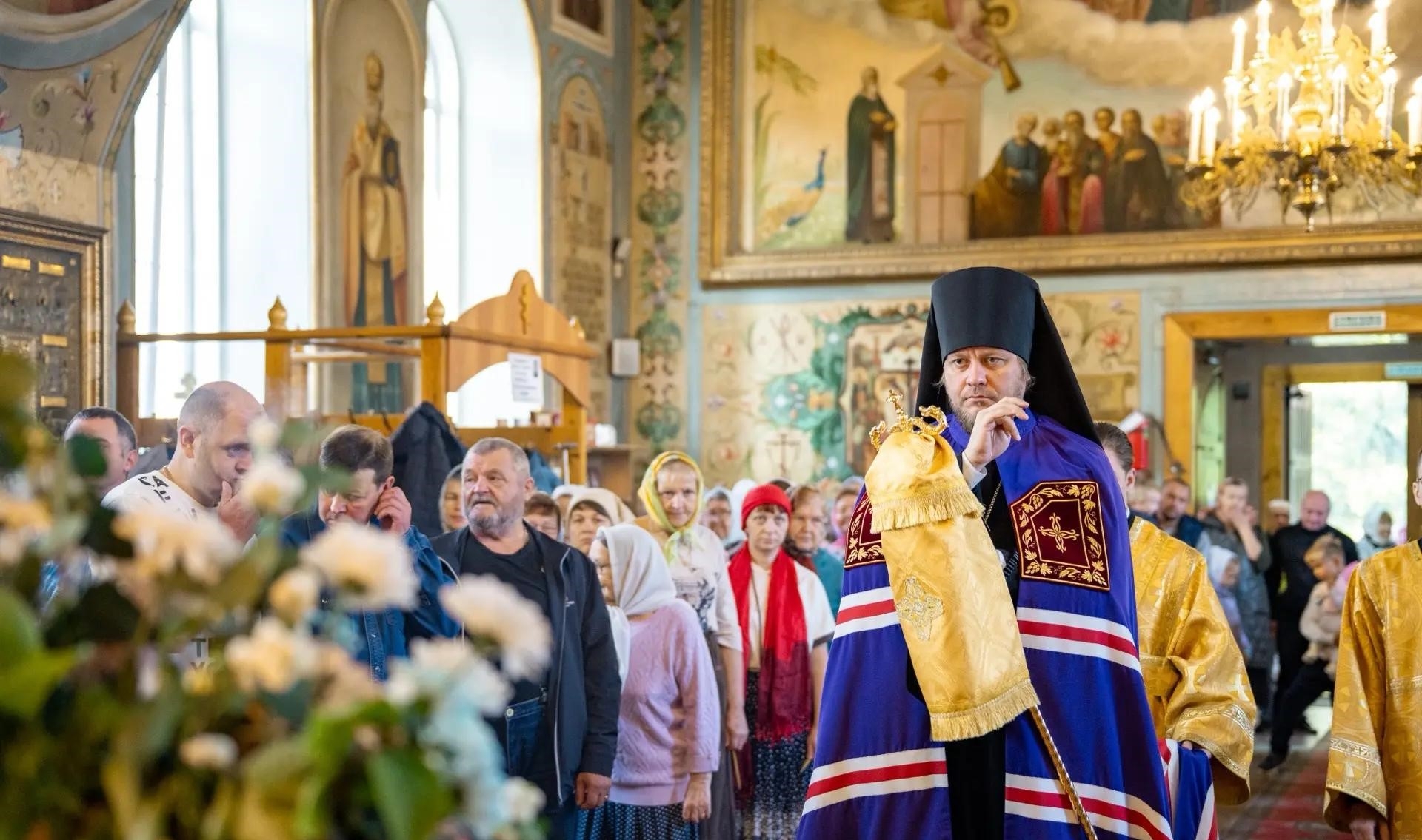 БОГОСЛУЖЕНИЕ В НИКОЛЬСКОМ СОБОРНОМ ХРАМЕ Г. САТКА